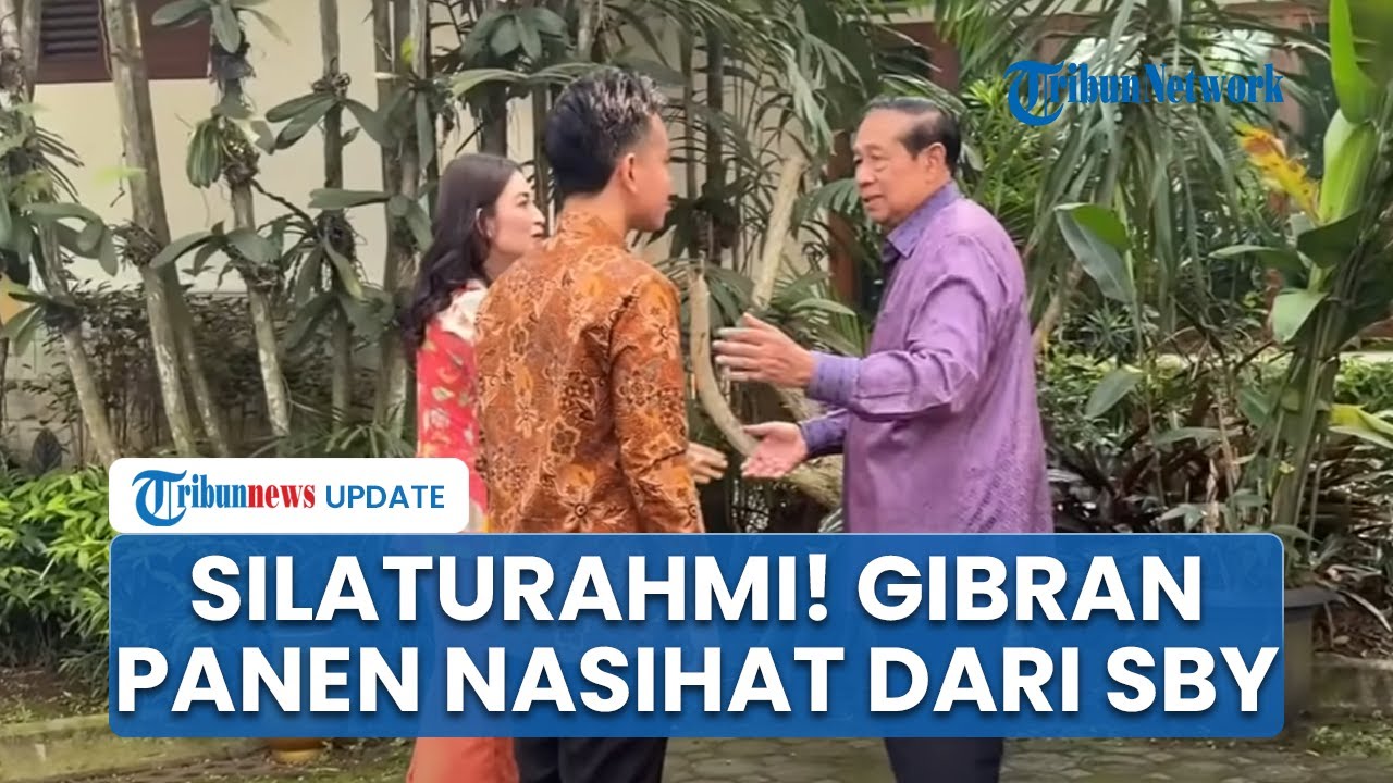 Momen Gibran Ditemani Istri Silaturahmi ke Rumah SBY di Bogor, Dapat Nasihat dari Presiden ke-6 RI