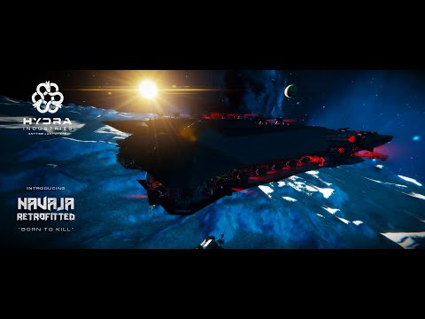Space Engineers: Testing the Navaja Gunship Retrofitted. Krazy fire power