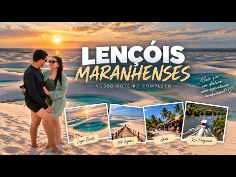 LENÇÓIS MARANHENSES: nosso roteiro completo de 6 dias 🇧🇷 | Passeios, Atins e perrengues