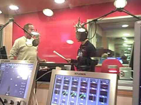 MASSIMO LOPEZ IMITATES RADIO GURU DAN O'DAY AT R101 Milan Italy