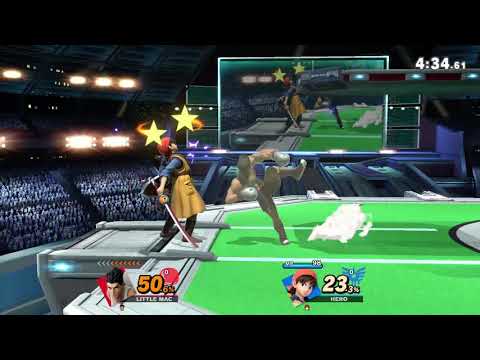 Optimal attack after breaking shield (Little Mac)