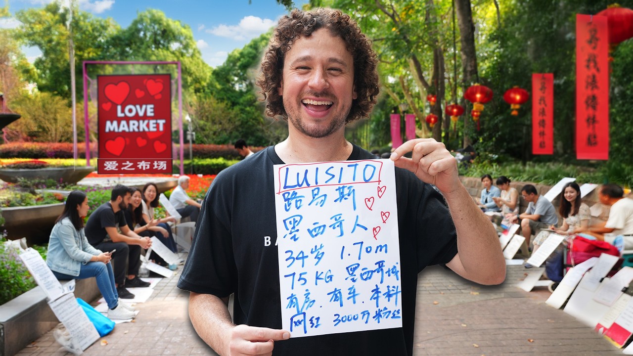 Consiguiendo pareja en el mercado de solteros de CHINA | ¡Aquí me quedo! 😂🇨🇳