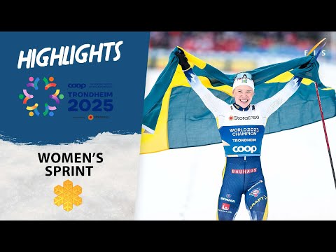 Jonna Sundling claims third straight Sprint title | Trondheim 2025