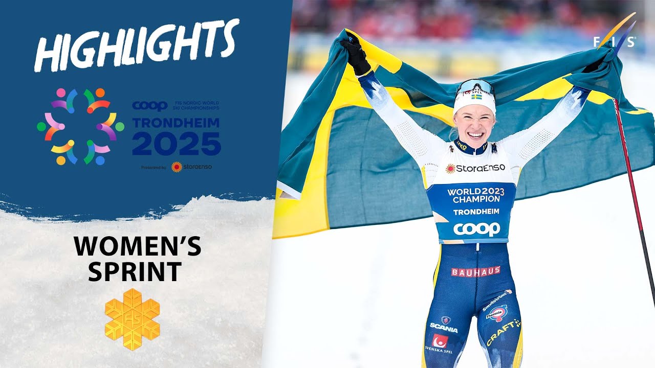 Jonna Sundling claims third straight Sprint title | Trondheim 2025