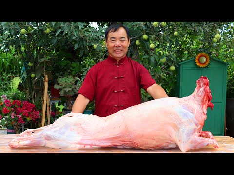 Insane Roast: A Whole Lamb Stuffed with Fish and Roasted to Perfection!