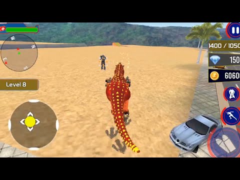 Police Truck Robot Game Dino Robot Car Games 3D #04 Android Gameplay