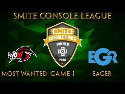 SMITE Console Summer Finals - Most Wanted vs. Team Eager (Game 1)