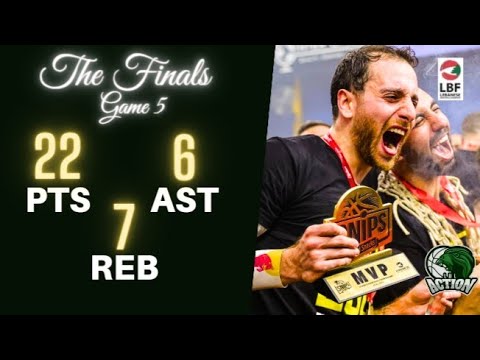 Finals MVP Wael Arakji highlights against Sagesse || Al Riyadi VS Sagesse Final (Game 5) 2023-2024