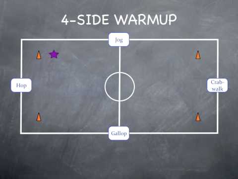 Physical Education Games - 4 Side Warm-up