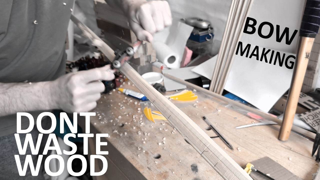 Bow making   -  dont waste wood