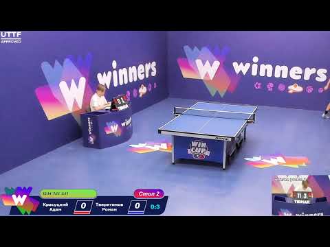 WINners CUP table 2  24.08   Krasutskii Adam - Tveritinov Roman  17:00