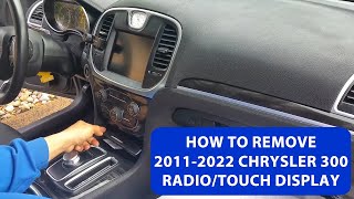 How to Remove Chrysler 300 Radio 2011-2022