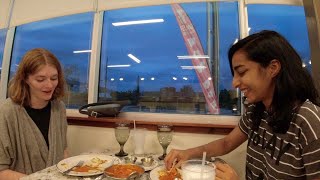 Dinner with an American friend at Ganesh Indian Cuisine, an Indian restaurant | USA vlogs | VLOG17