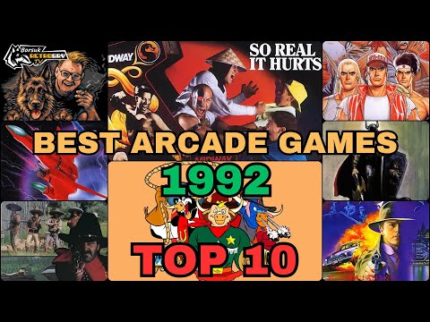 Borsuk Retro Gry TV: AUTOMATY ARCADE - TOP 10 NAJLEPSZYCH GIER Z 1992 ROKU (wg widzów i wg Borsuka)