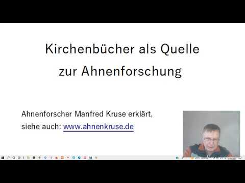 Kirchenbücher zur Ahnenforschung