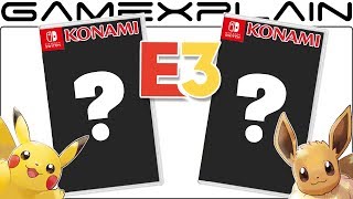 Pokémon Let's Go Online Clarified: Trading & Battling Only + Konami Has 2 Switch Games for E3!