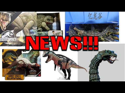 NEWS!!! Mattel Jurassic World Super Colossal DISTORTUS REX revealed!!! & more!!!