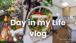 DAY IN MY LIFE VLOG ♡ Failed Doctors Appointment, Grocery Shopping, Best Pho in Alaska