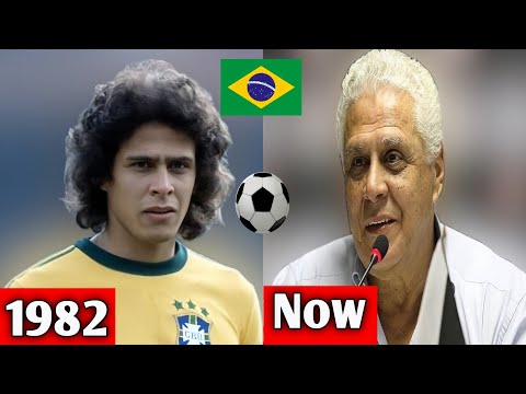 Brazil 🇧🇷 World Cup 1982 Squad ⚽ Then and Now | Football Legends