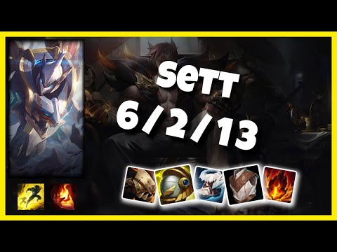 Sett vs Alistar BR Challenger SUPPORT (6/2/13) Gameplay Replay - Patch 10.24
