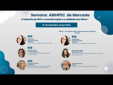 Semana ABIHPEC de Mercado - 13/09/2022 - YouTube