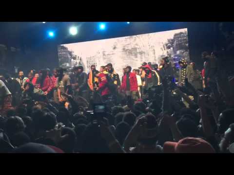 A$AP Rocky - 1Train (feat. Joey Bada$$ & Danny Brown) (Live @ Yams Day)