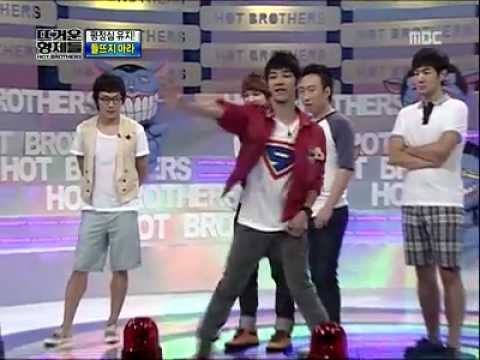 100725 - Beast Gi Kwang dancing to Infinite's 'Come Back Again' @ Hot Brothers