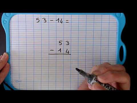 Soustraction posée avec retenue