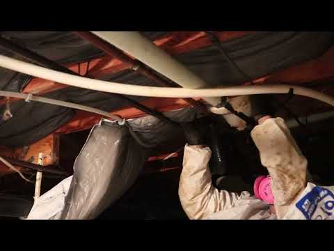 Removing the Saturated Insulation & Adding New ComfortTherm® Insulation in Toms River, NJ