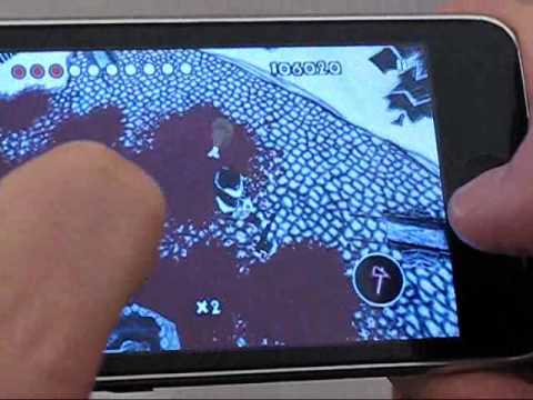 Angry Viking gameplay iPhone iPod - beat my highscore!