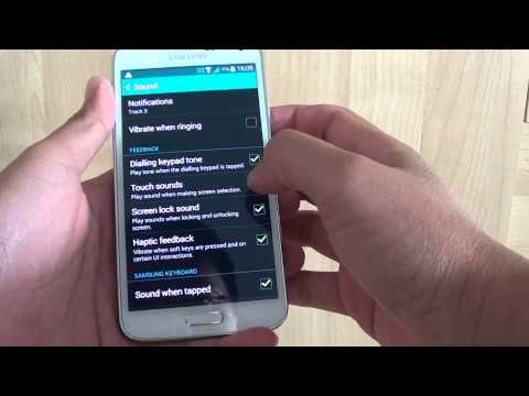 Samsung Galaxy S5: How to Enable/Disable Touch Screen Sound