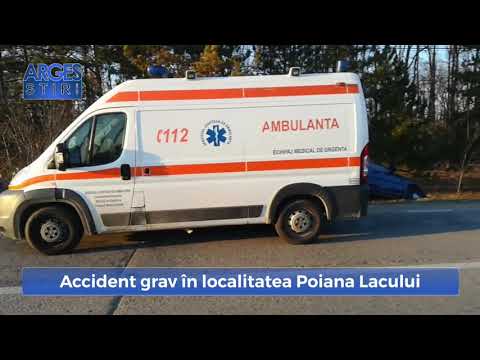 Accident grav la Poiana Lacului