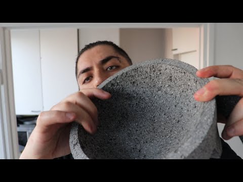 How to season a molcajete (Mortar and pestle seasoning)