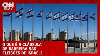 Vídeo: Entenda funcionamento da cláusula de barreira nas eleições israelenses | ISRAEL DECIDE