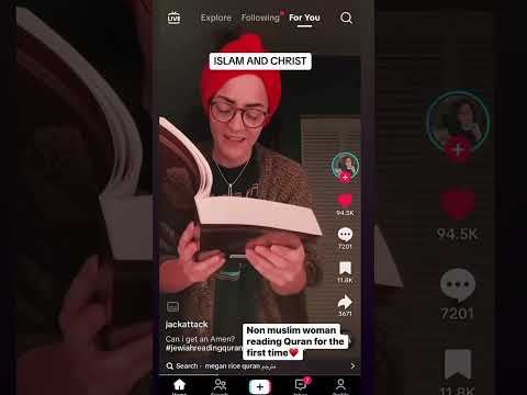 Non muslim reads quran.