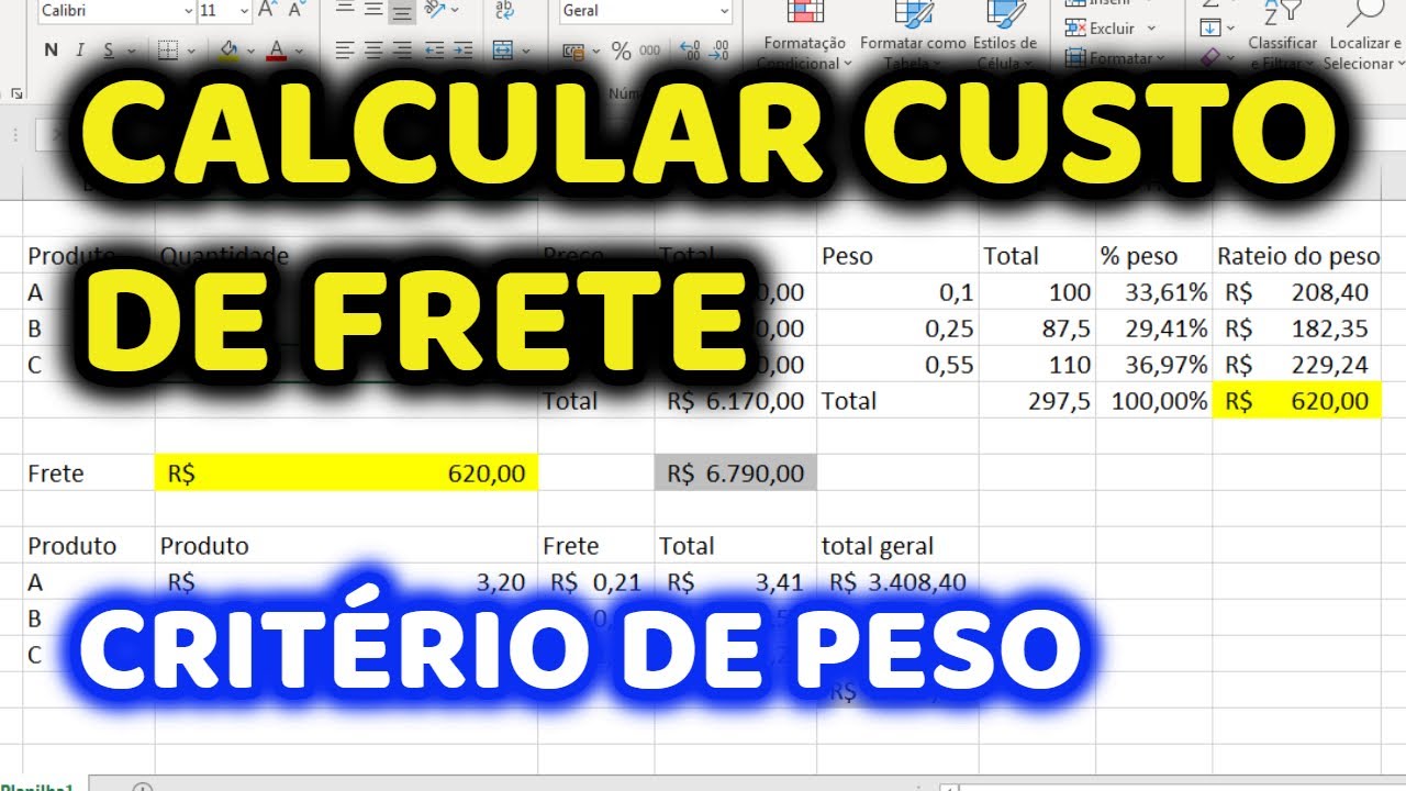 Como Calcular Custo de Frete - FÁCIL e PRÁTICO!