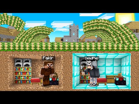 PARA TSUNAMİ VS %1O0 GÜVENLİ SIĞINAK 🤑 - Minecraft