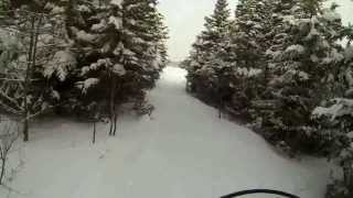 preview picture of video 'Fresh Powder Trail Ride - Clarenville'