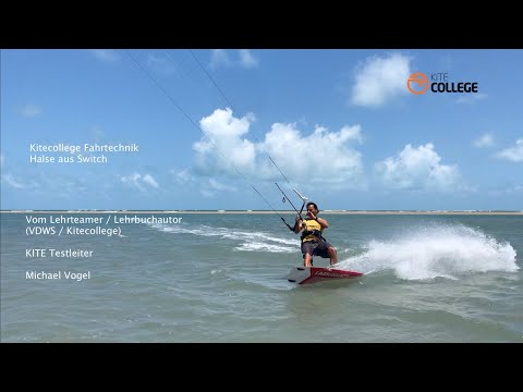 Kitecollege Driving technique Jibe out of Switch #2 Change of direction when kiting