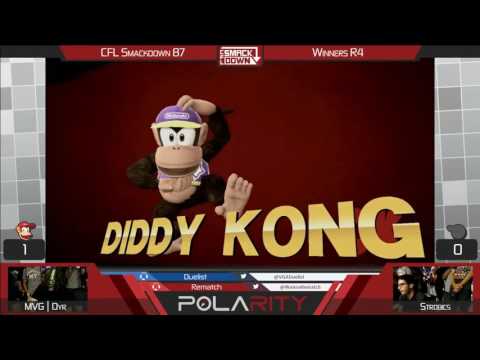CFL Smackdown 88 WiiU - MVG | Dyr (Diddy Kong) vs Strobics (GnW) - Winners R4