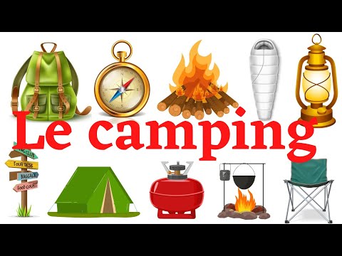 Le camping ⛺️. lexique de camping en français.