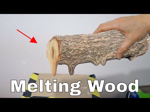 Science Experiment - Melting Wood in a Vacuum Chamber