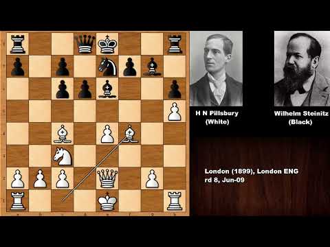 Harry Nelson Pillsbury vs Wilhelm Steinitz - London (1899)