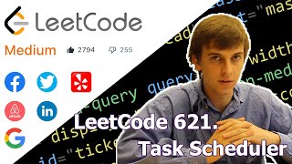 YouTube video 'LeetCode 621. Task Scheduler (Algorithm Explained)'