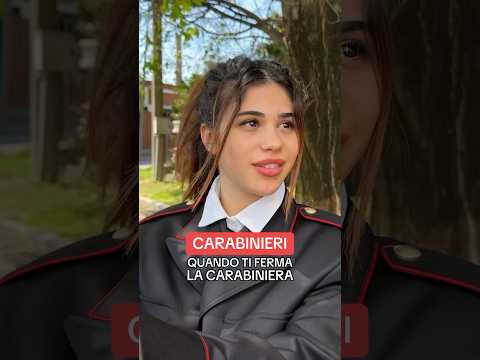 CARABINIERI👮🏻 QUANDO TI FERMA LA CARABINIERA - iPantellas #perte #carabinieri #ragazze