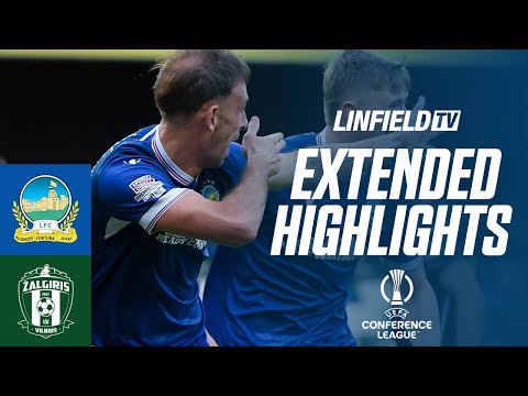 MATCH ACTION | UEFA Conference League | Linfield v  FK Zalgiris 31/7/25