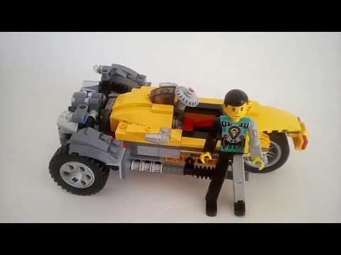 LEGO Creator 4893 Classic Threewheeler MOC Alternate Build Animation