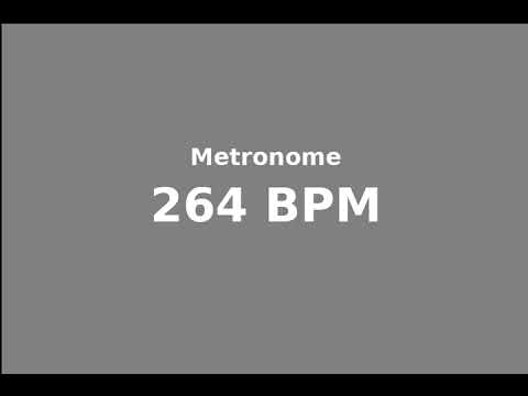 metronome 264 bpm