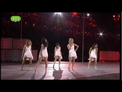 WONDER GIRLS - TELL ME (Athens Special Olympics Closing Ceremony)