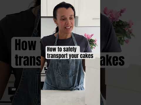 Safe cake transportation tips #cakedesign #transportation #cakedecorating
